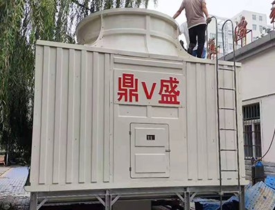 Nanyang Cable (Tianjin) 300-ton round cooling tower has been installed
